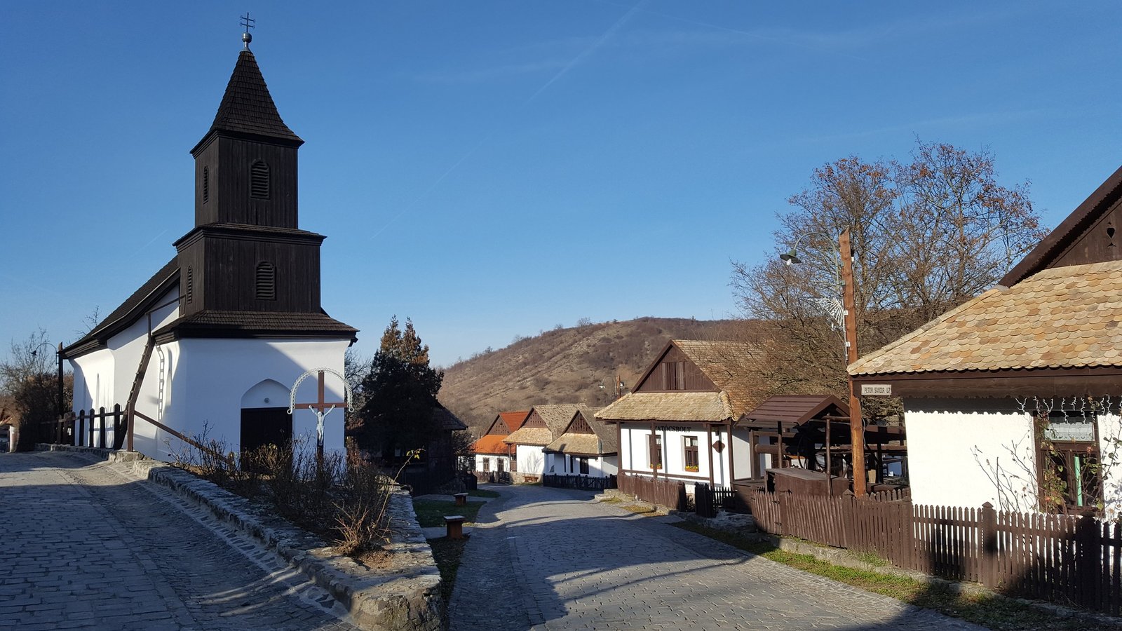 Hollókő is a traditional place