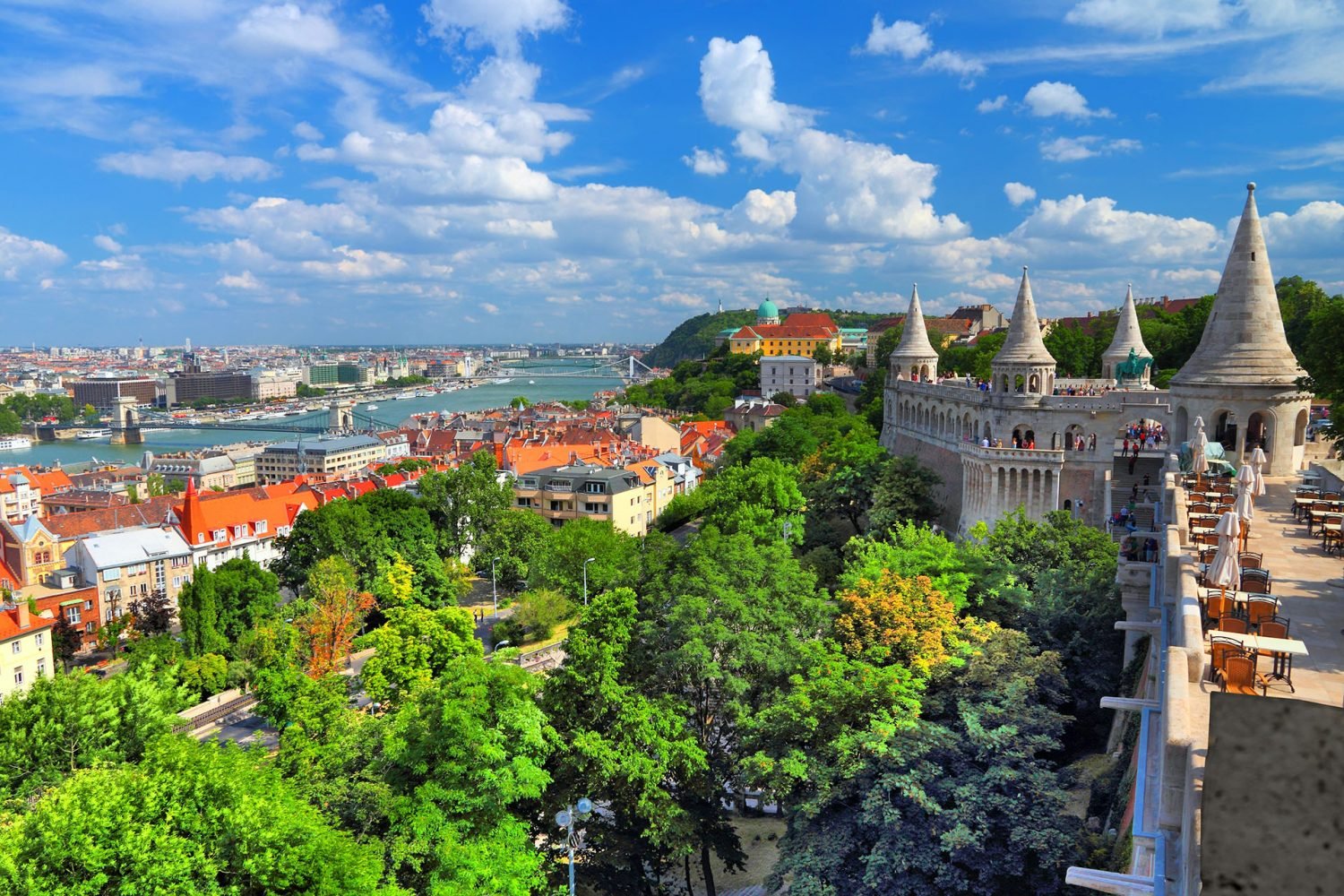 Budapest – Fishermans Bastion panorama